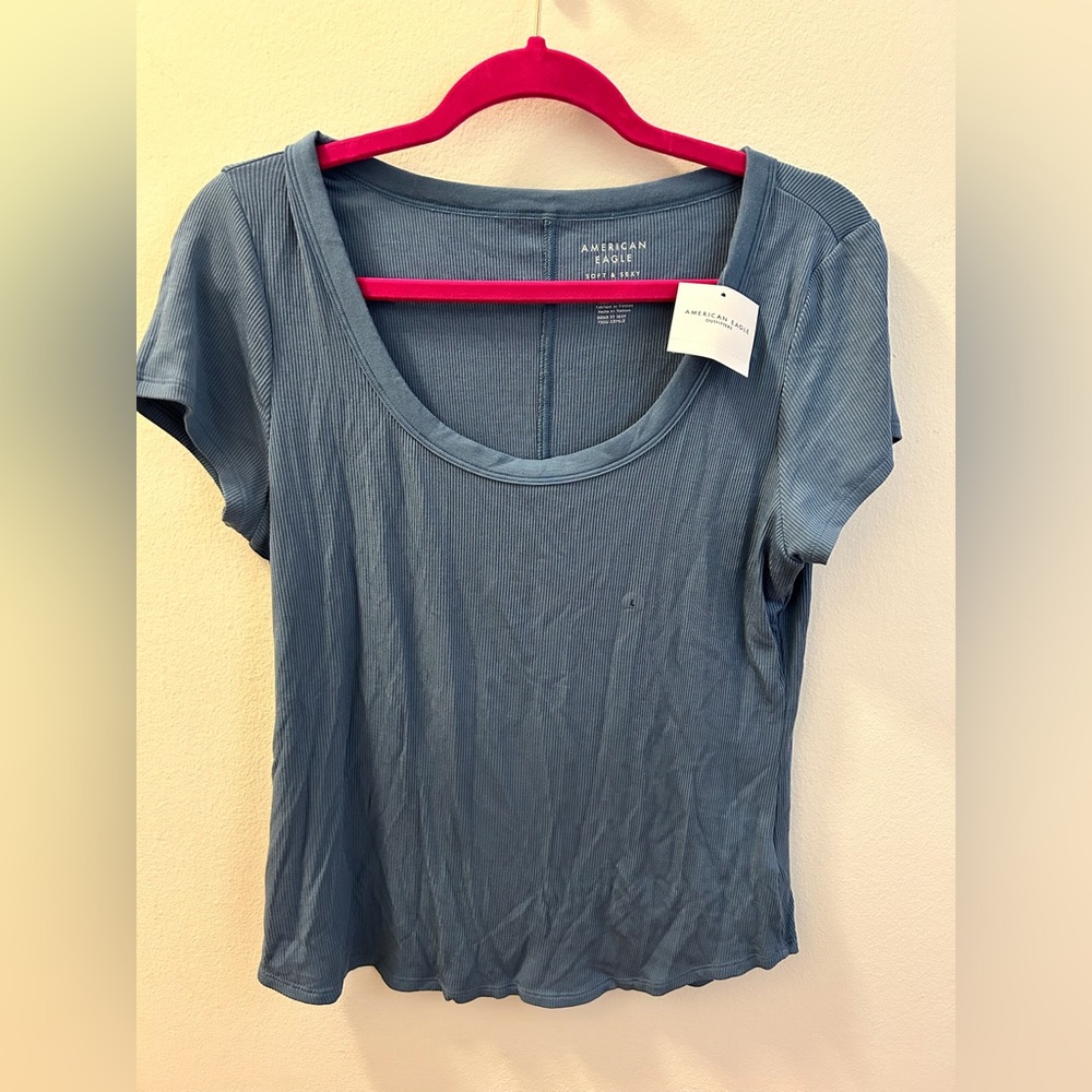 American Eagle Outfitters Blue Women's Short Top